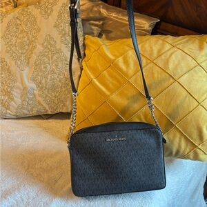 Michael Kors Signature Black Crossbody Bag